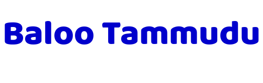 Baloo Tammudu الخط